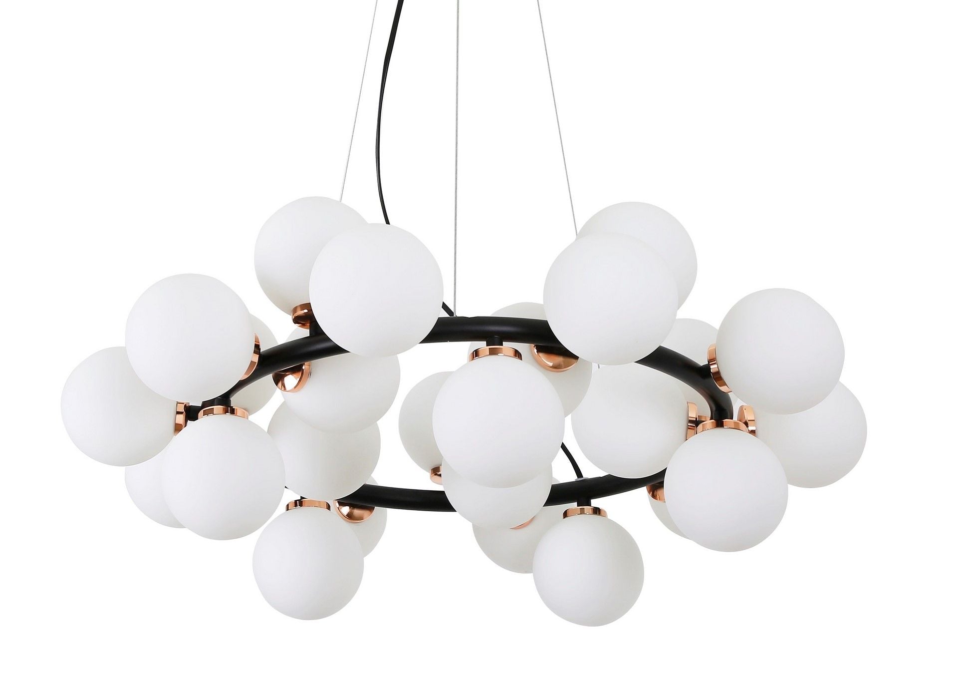 MODERN BLACK AND GOLD MARSIAD PENDANT LAMP W25 - LuminaLux