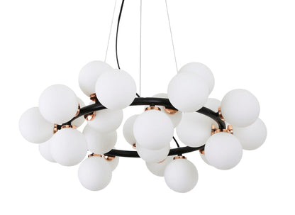 MODERN BLACK AND GOLD MARSIAD PENDANT LAMP W25 - LuminaLux