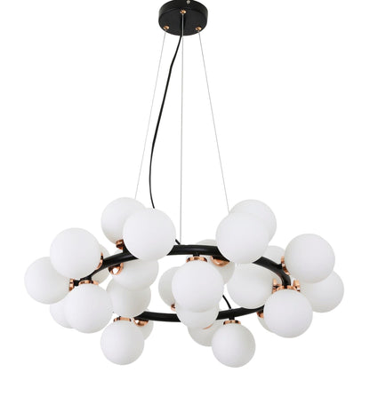 MODERN BLACK AND GOLD MARSIAD PENDANT LAMP W25 - LuminaLux
