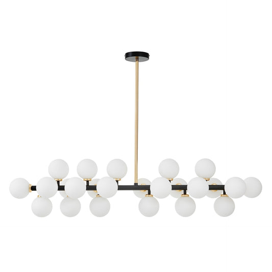 MODERN BLACK AND GOLD PETRICA PENDANT LAMP W24 - LuminaLux