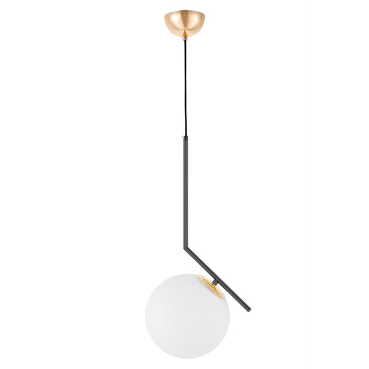 MODERN BLACK AND GOLD SORENTO D20 PENDANT LAMP - LuminaLux