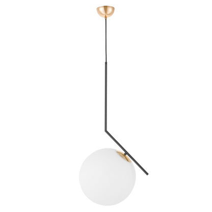 MODERN BLACK AND GOLD SORENTO D30 PENDANT LAMP - LuminaLux
