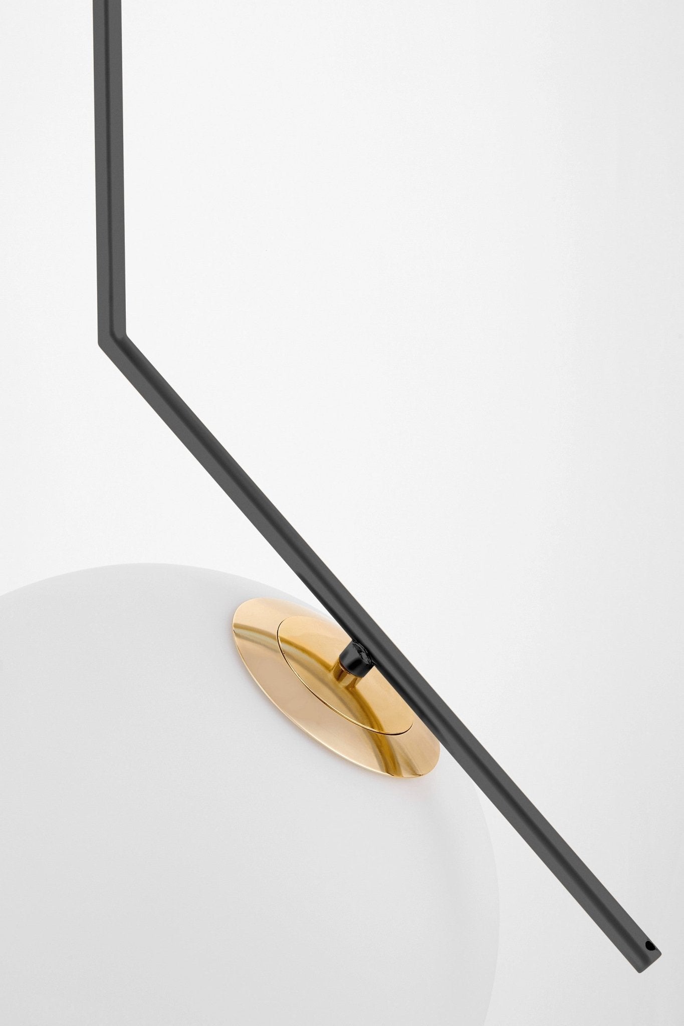 MODERN BLACK AND GOLD SORENTO D30 PENDANT LAMP - LuminaLux