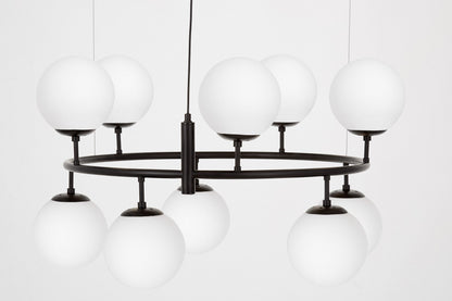 MODERN BLACK AND WHITE CEREDO NEO W10 PENDANT LAMP - LuminaLux