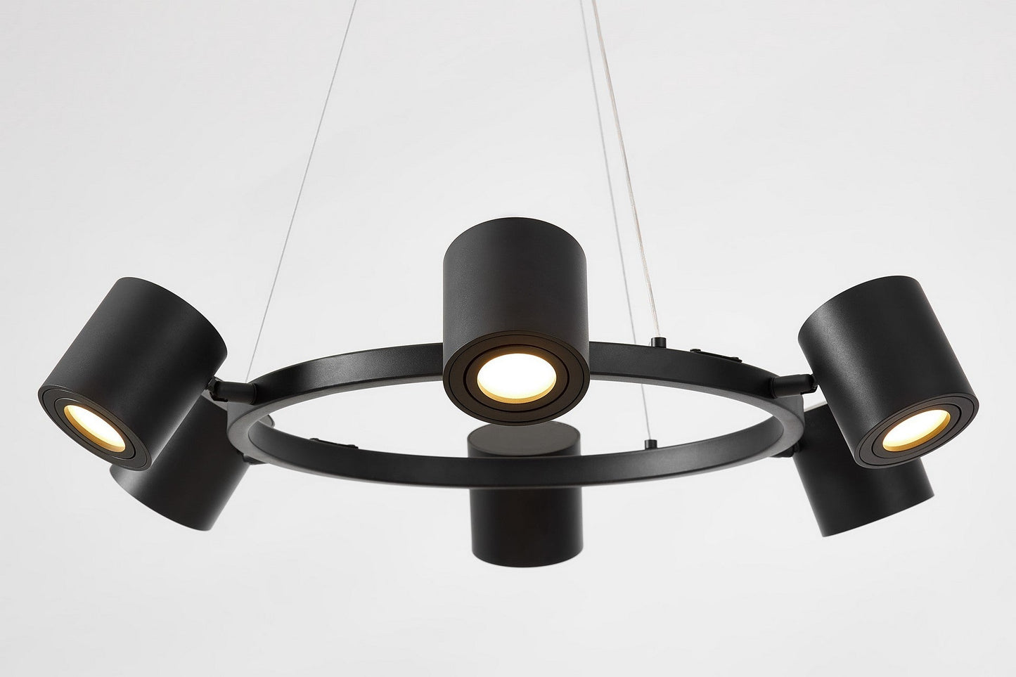 MODERN BLACK BOLT W6 PENDANT LAMP - LuminaLux