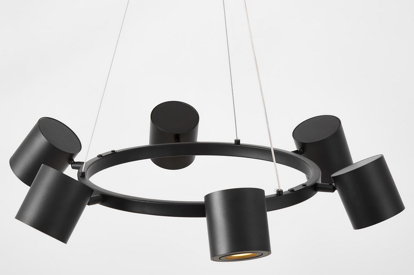MODERN BLACK BOLT W6 PENDANT LAMP - LuminaLux