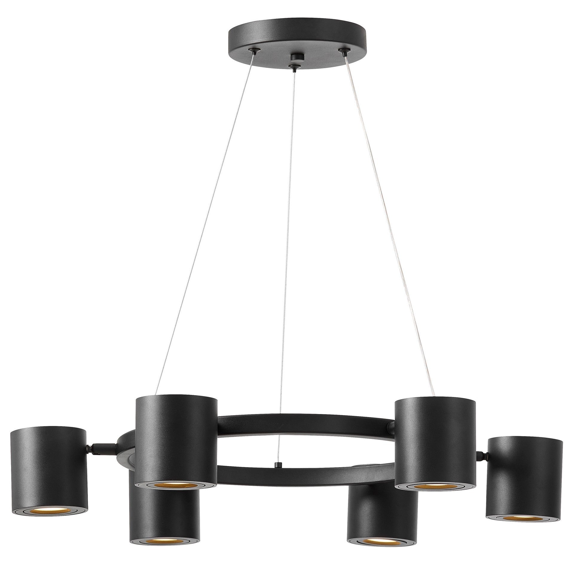 MODERN BLACK BOLT W6 PENDANT LAMP - LuminaLux