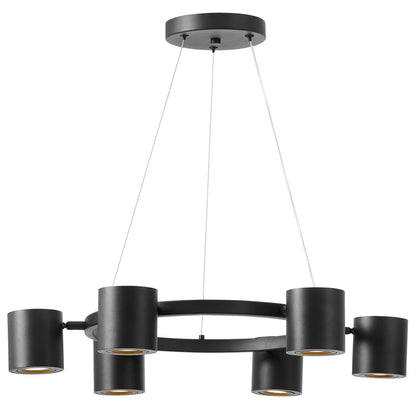 MODERN BLACK BOLT W6 PENDANT LAMP - LuminaLux
