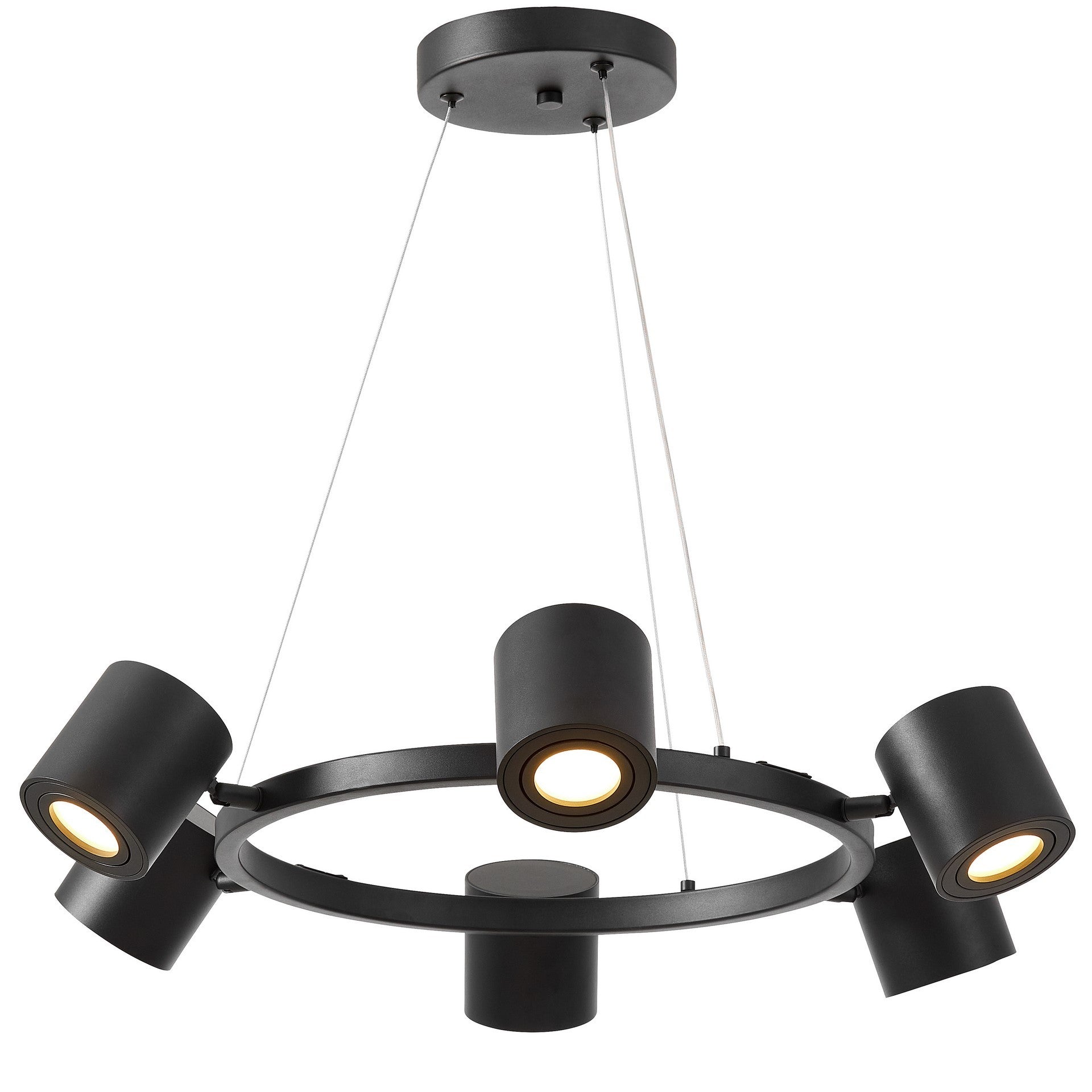 MODERN BLACK BOLT W6 PENDANT LAMP - LuminaLux