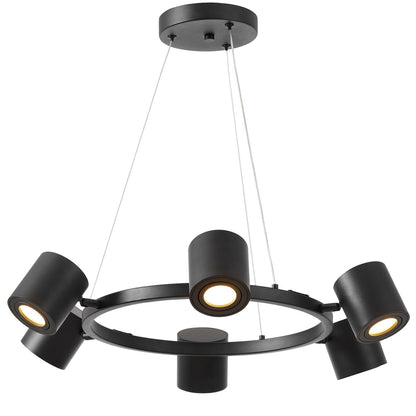 MODERN BLACK BOLT W6 PENDANT LAMP - LuminaLux