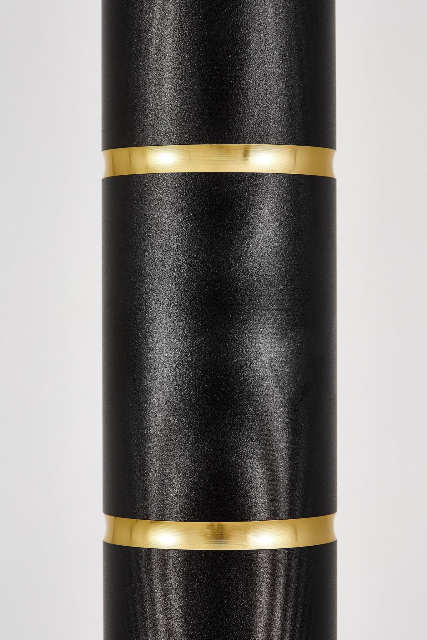 MODERN BLACK - GOLD TUBE PENDANT LAMP ASTI W1 - LuminaLux
