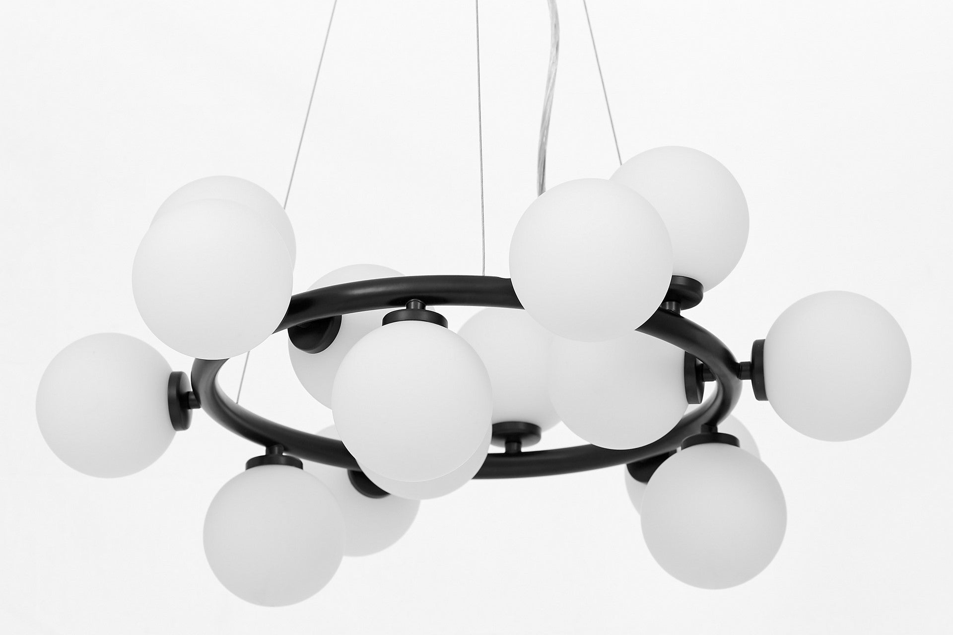 MODERN BLACK MARSIAD PENDANT LAMP W15 - LuminaLux