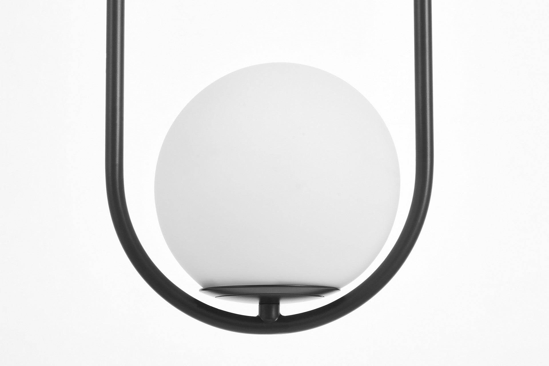 MODERN BLACK PENDANT LAMP VERO 1B - LuminaLux