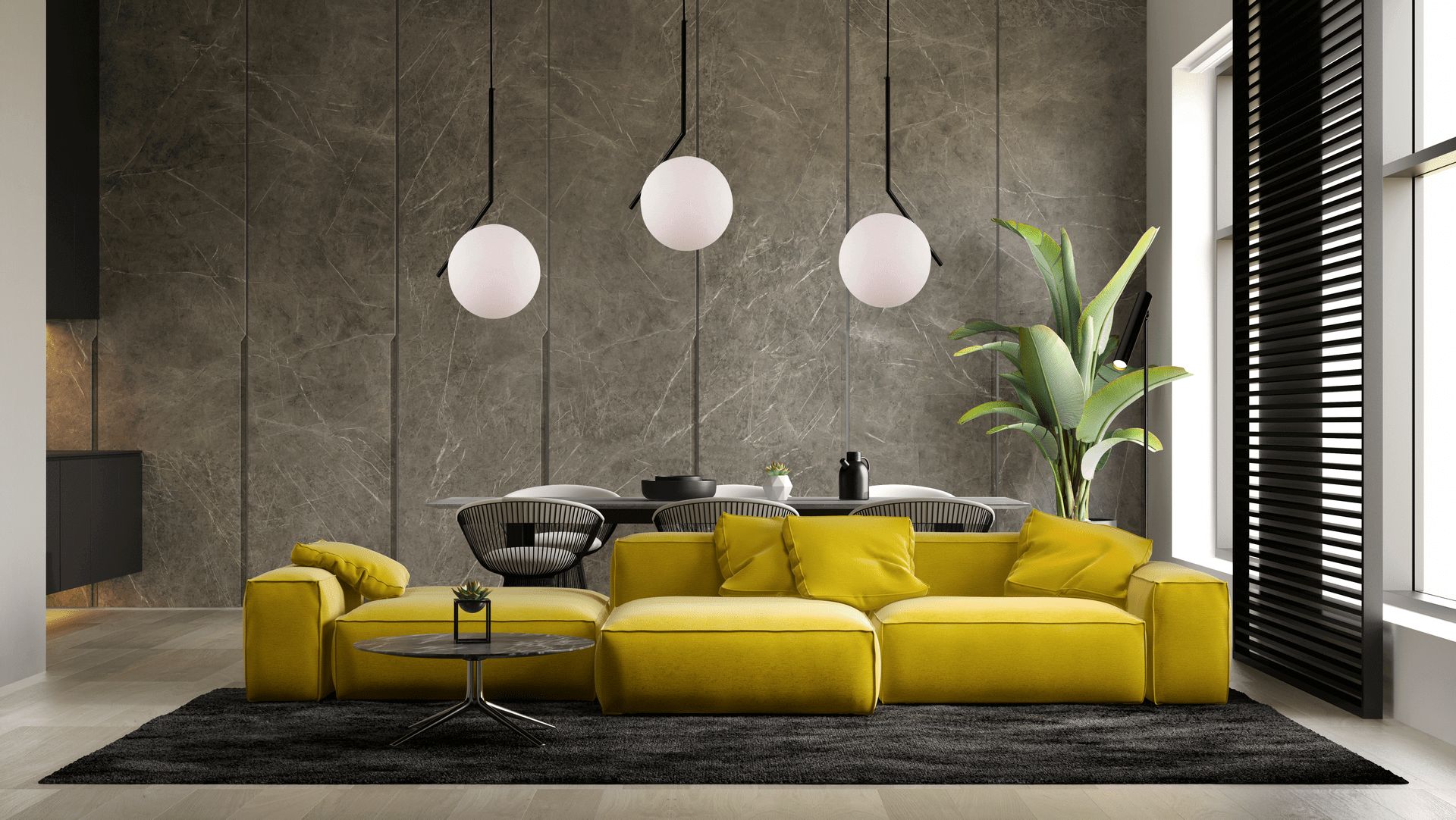MODERN BLACK SORENTO D20 PENDANT LAMP - LuminaLux