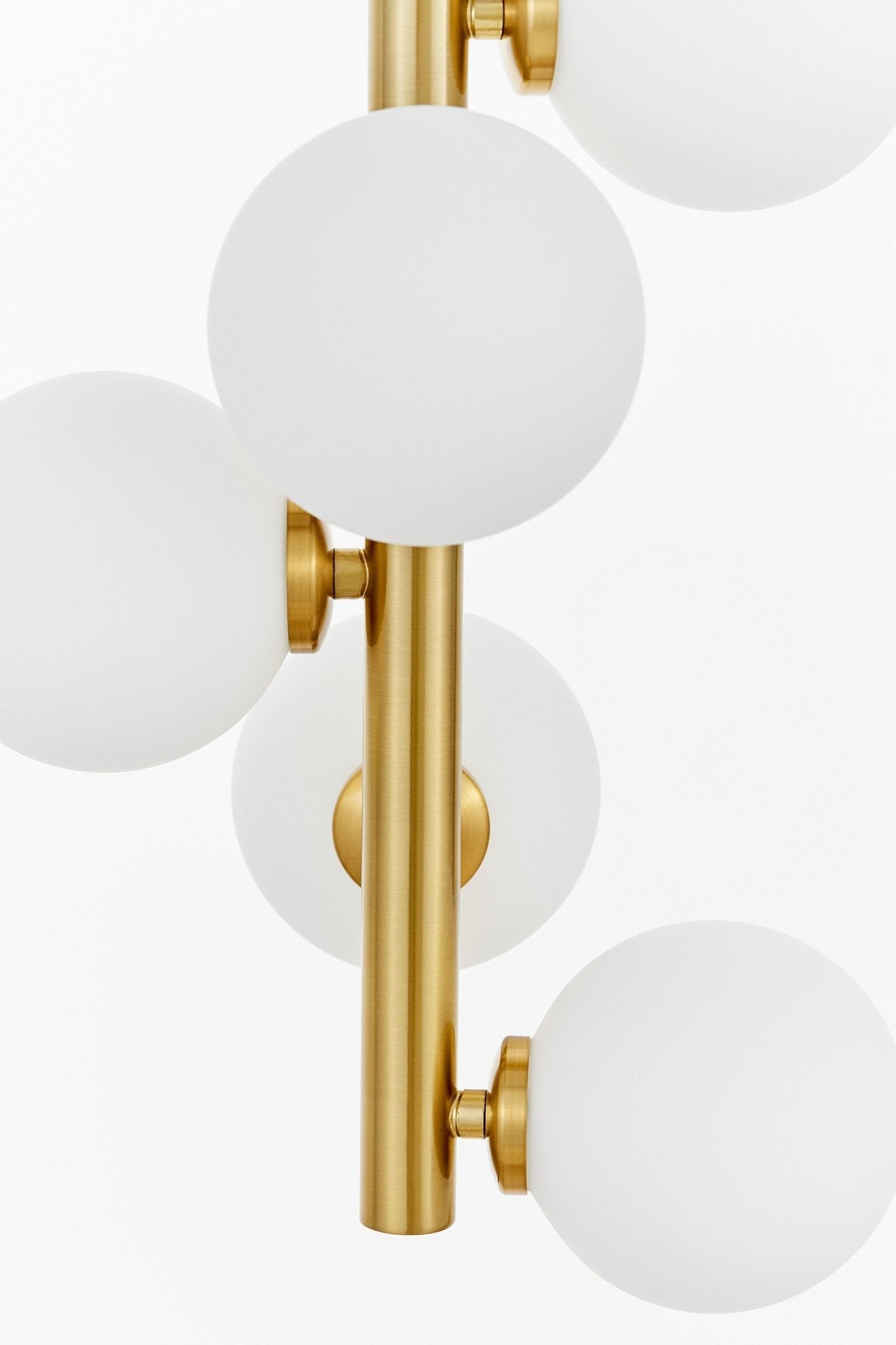 MODERN BRASS CEILING LAMP PETRICA W7 - LuminaLux