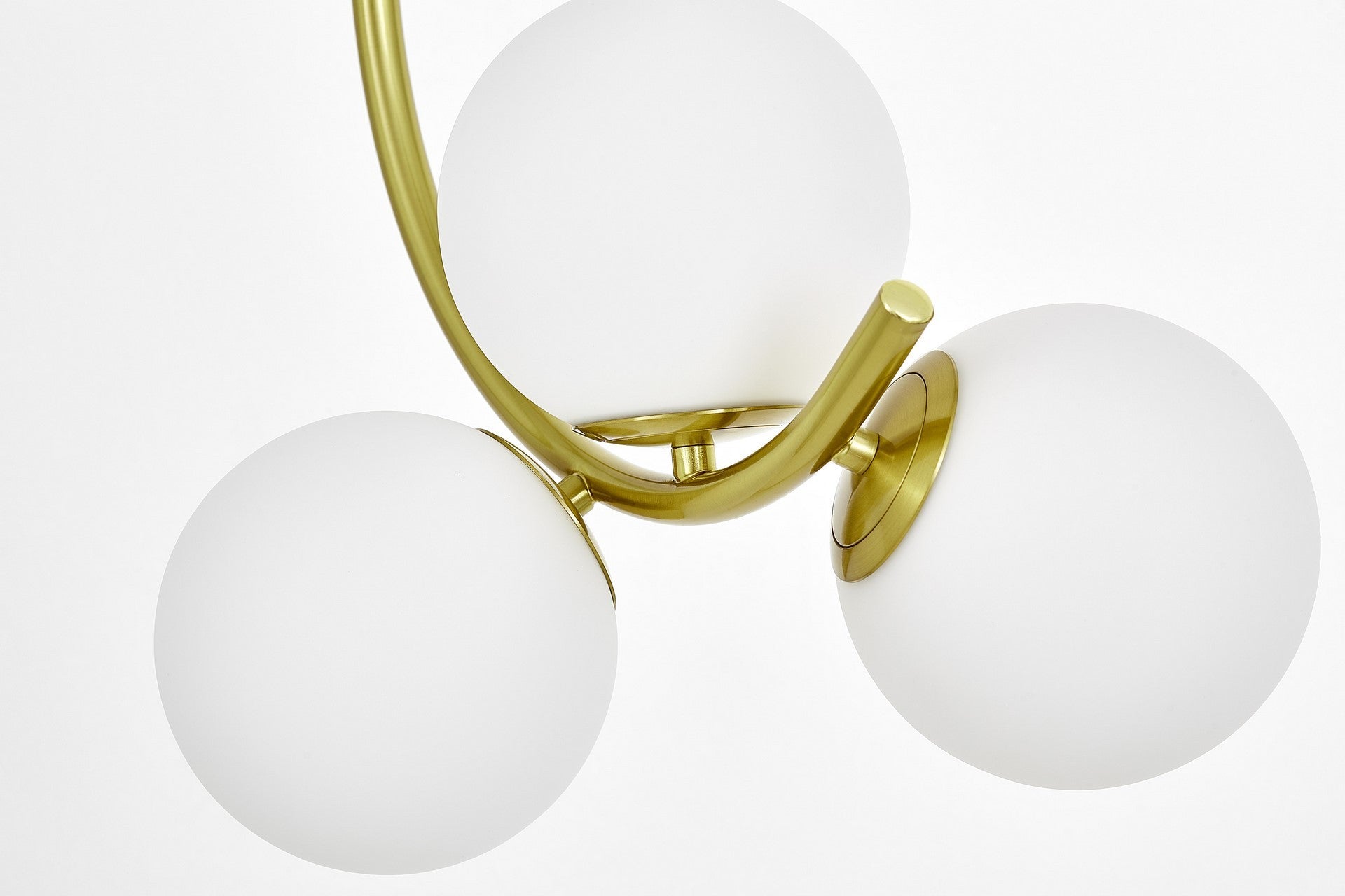 MODERN BRASS PENDANT LAMP BONIO W3 - LuminaLux