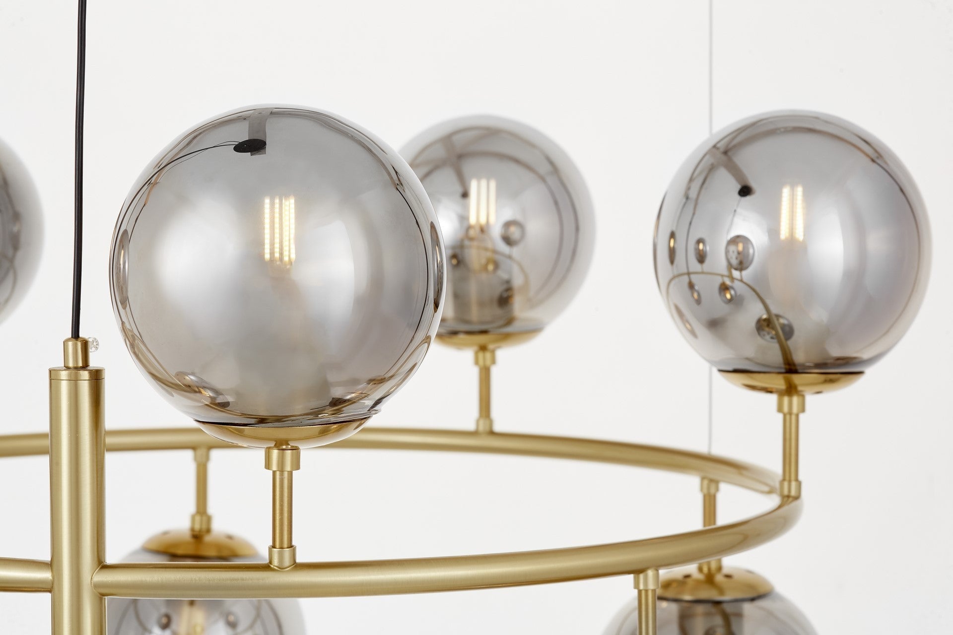 MODERN BRASS PENDANT LAMP CEREDO NEO W10 - LuminaLux