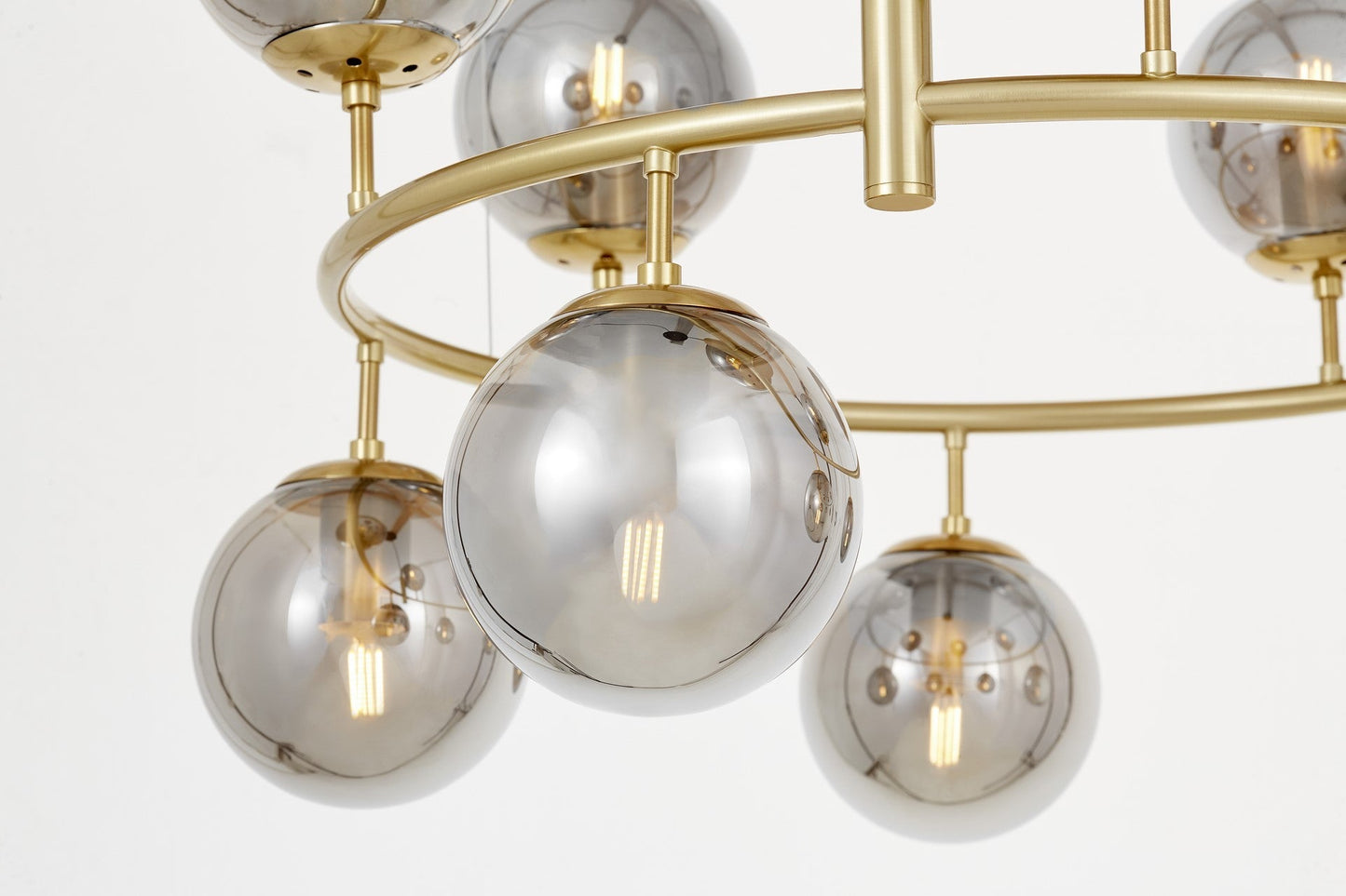 MODERN BRASS PENDANT LAMP CEREDO NEO W10 - LuminaLux