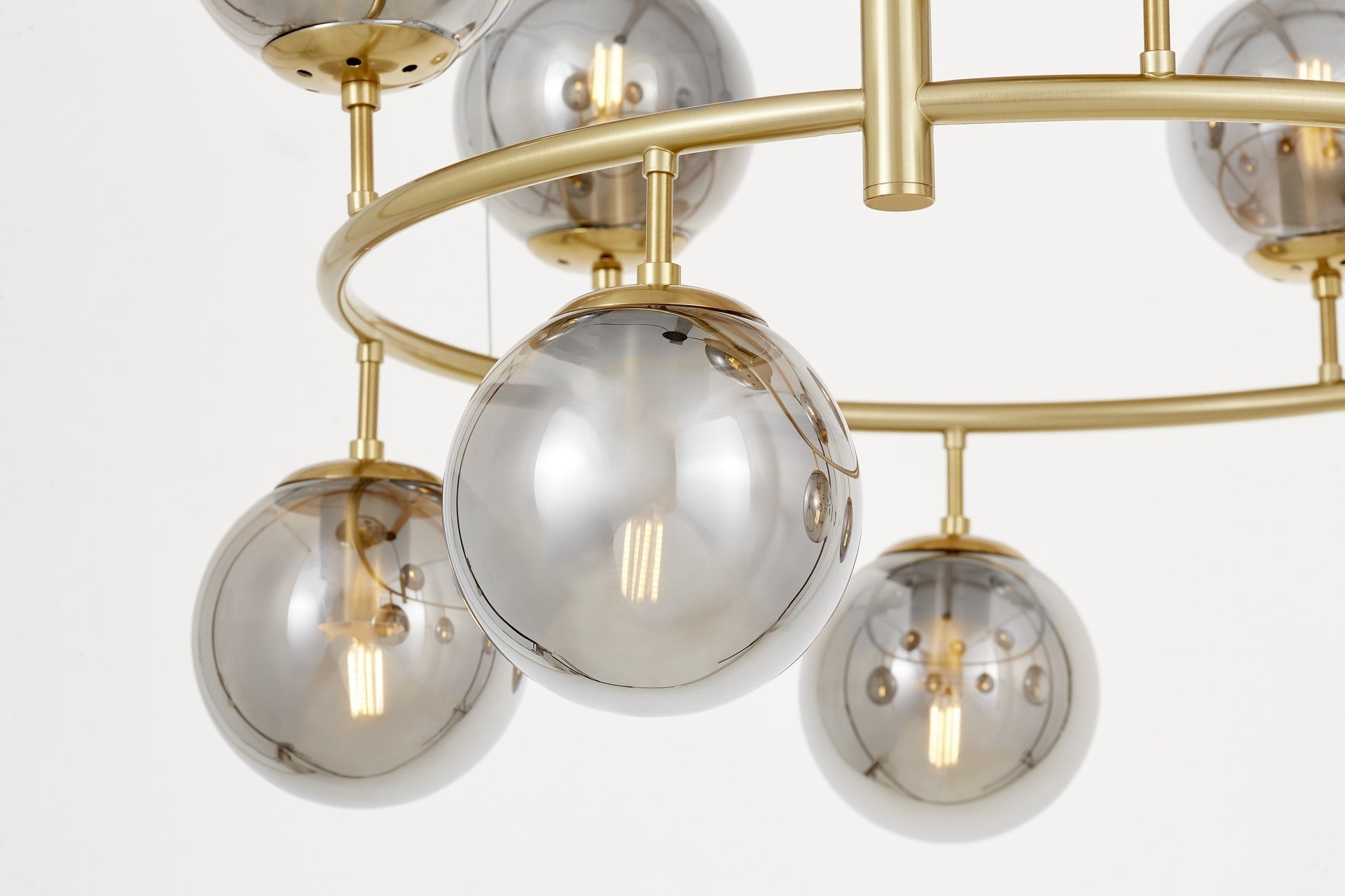 MODERN BRASS PENDANT LAMP CEREDO NEO W10 - LuminaLux