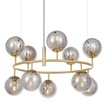 MODERN BRASS PENDANT LAMP CEREDO NEO W10 - LuminaLux