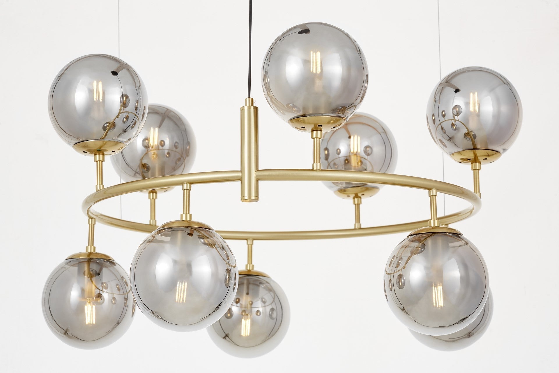 MODERN BRASS PENDANT LAMP CEREDO NEO W10 - LuminaLux