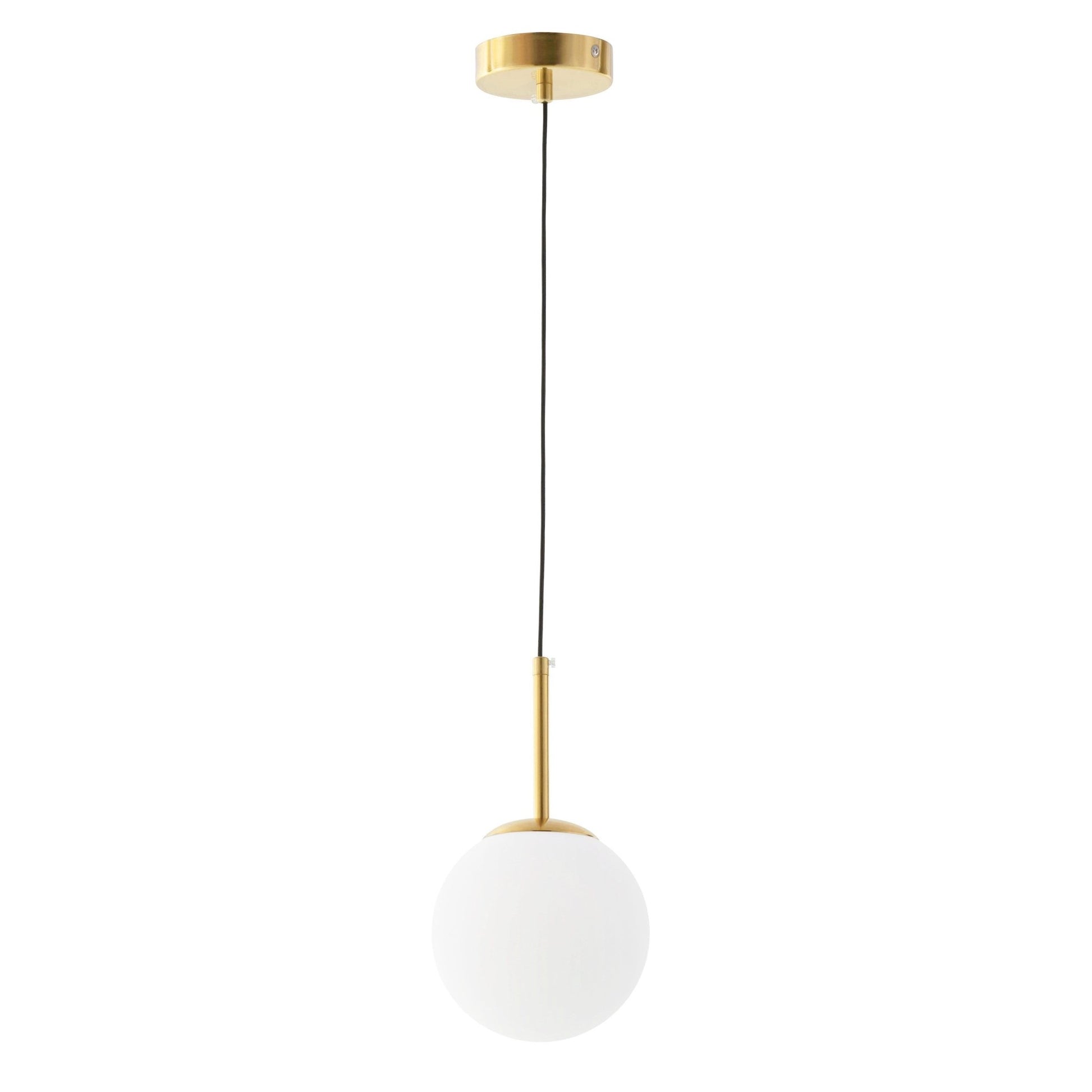MODERN BRASS PENDANT LAMP FREDICA D15 - LuminaLux