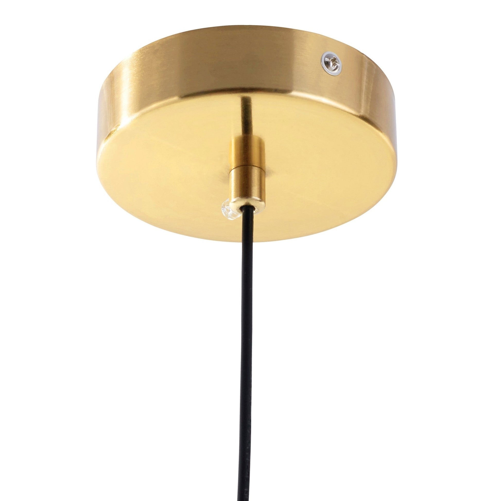 MODERN BRASS PENDANT LAMP FREDICA D15 - LuminaLux