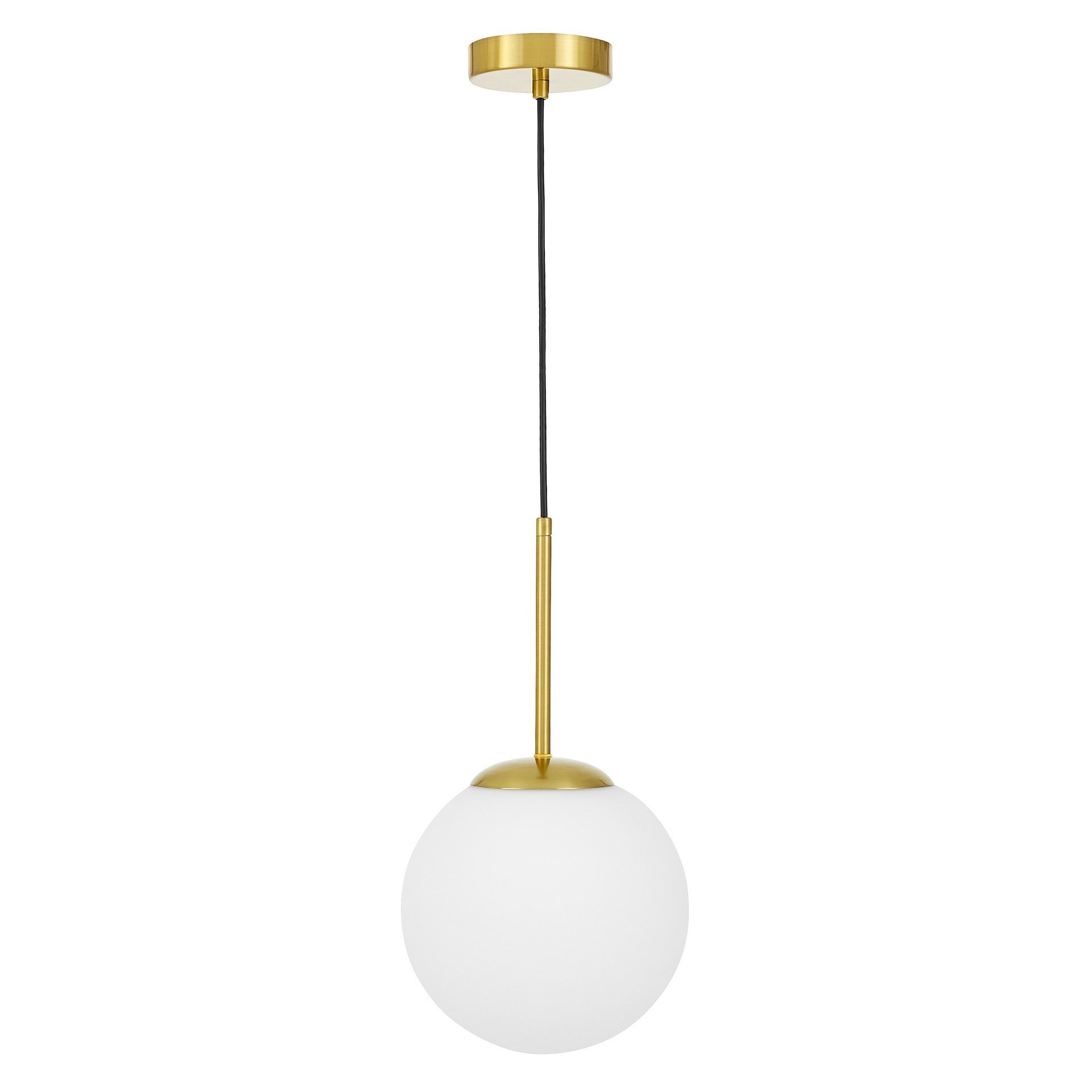 MODERN BRASS PENDANT LAMP FREDICA D20 - LuminaLux