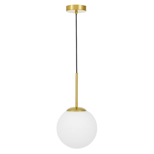 MODERN BRASS PENDANT LAMP FREDICA D20 - LuminaLux