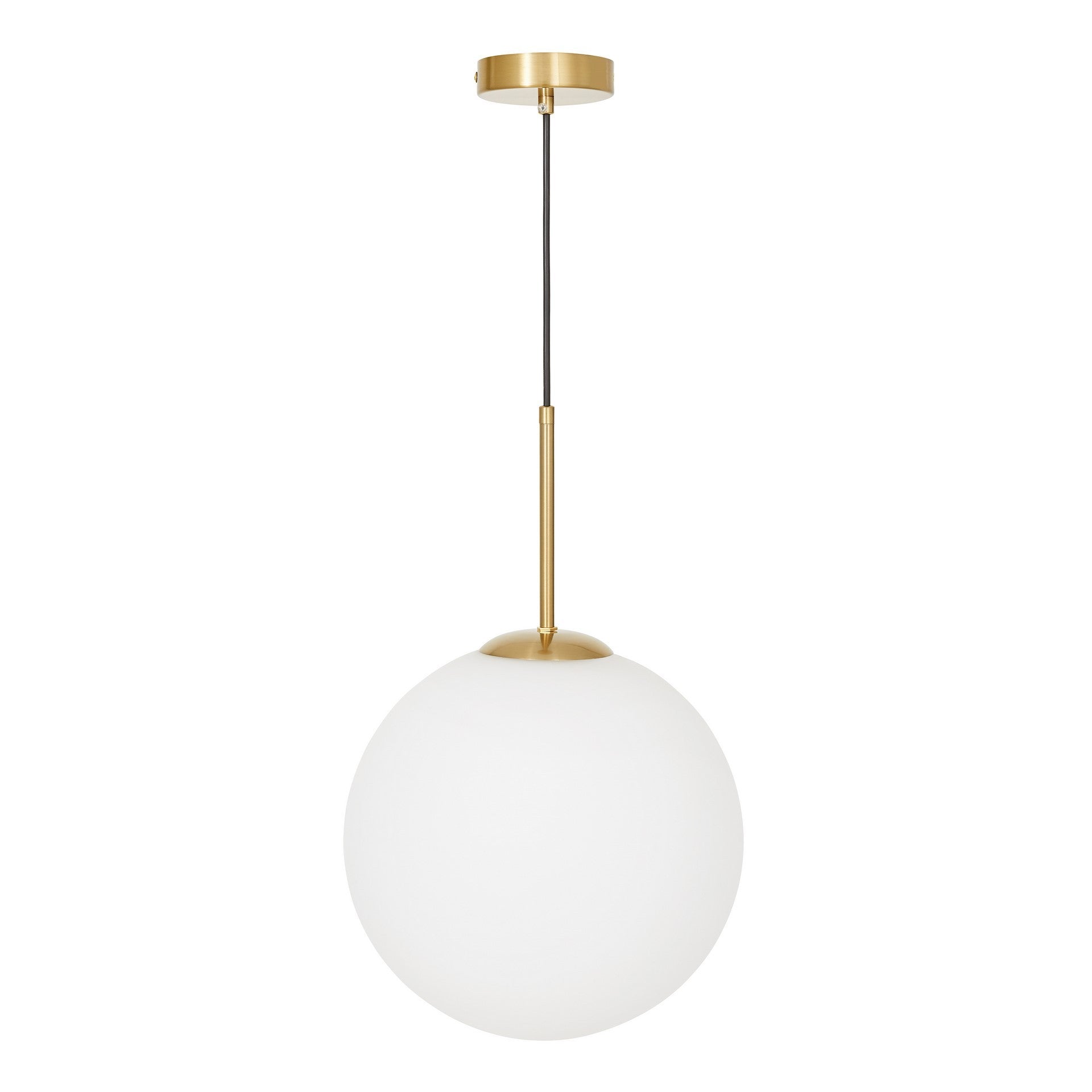 MODERN BRASS PENDANT LAMP FREDICA D30 - LuminaLux