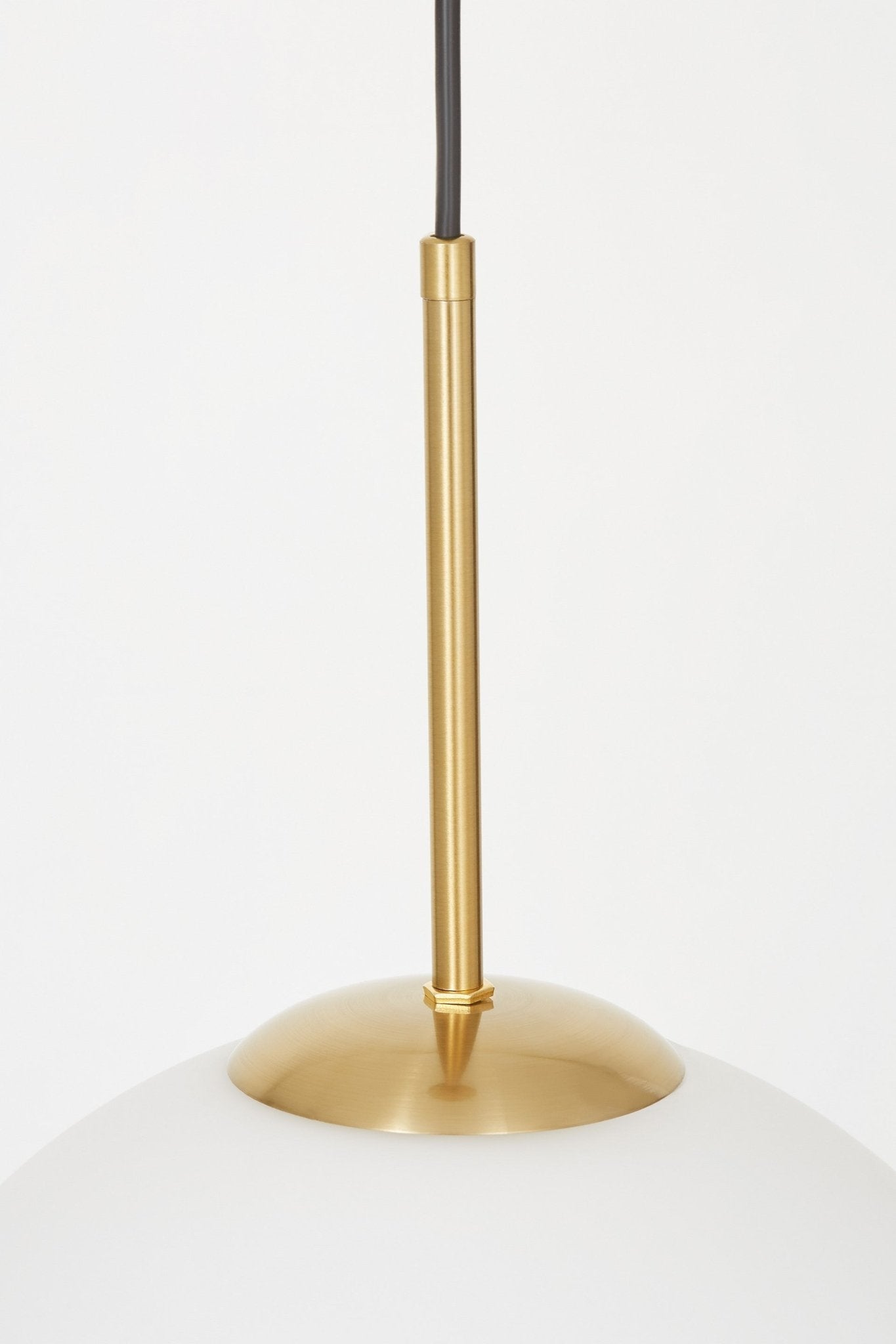 MODERN BRASS PENDANT LAMP FREDICA D30 - LuminaLux