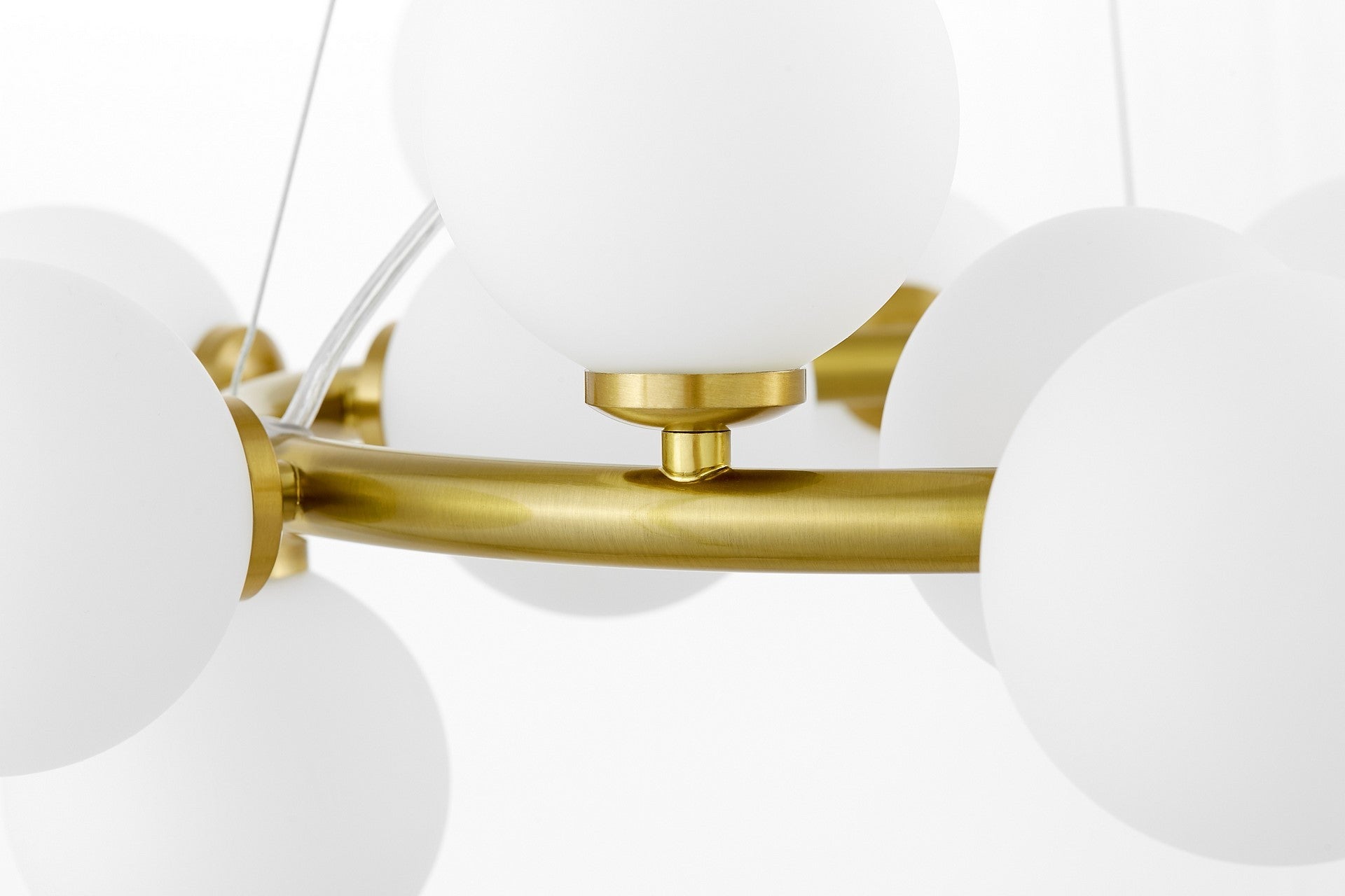 MODERN BRASS PENDANT LAMP MARSIAD W15 - LuminaLux