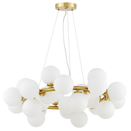 MODERN BRASS PENDANT LAMP MARSIAD W25 - LuminaLux