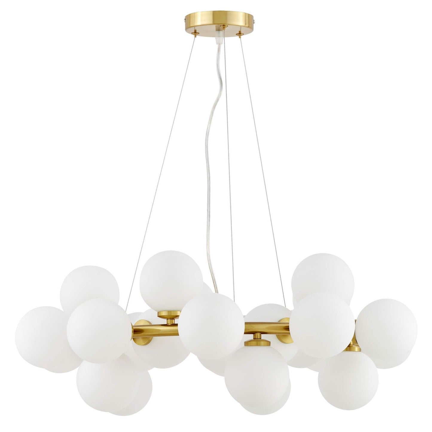 MODERN BRASS PENDANT LAMP MARSIAD W25 - LuminaLux