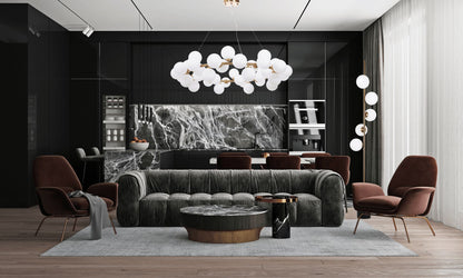 MODERN BRASS PENDANT LAMP MARSIAD W40 - LuminaLux