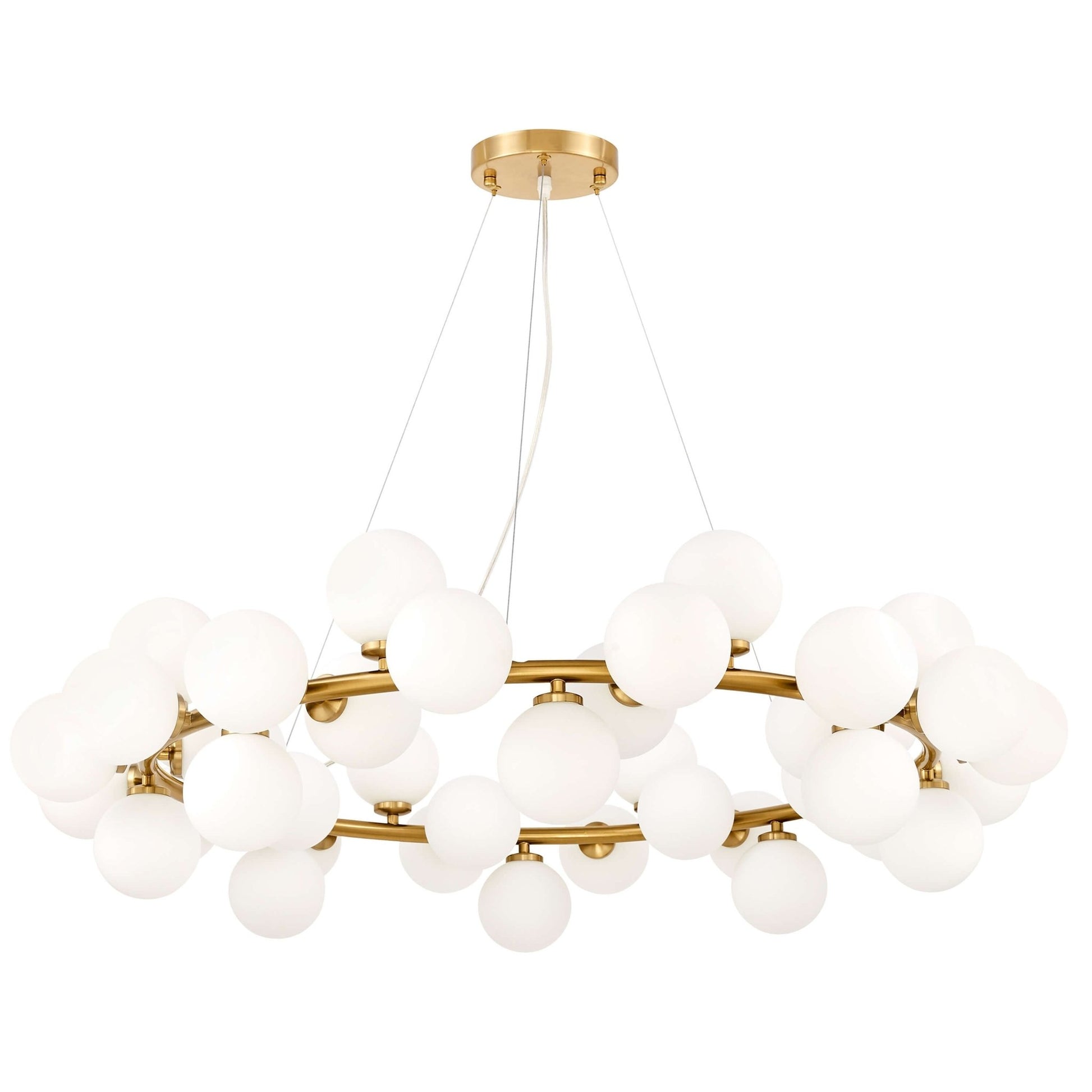 MODERN BRASS PENDANT LAMP MARSIAD W40 - LuminaLux