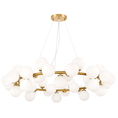 MODERN BRASS PENDANT LAMP MARSIAD W40 - LuminaLux