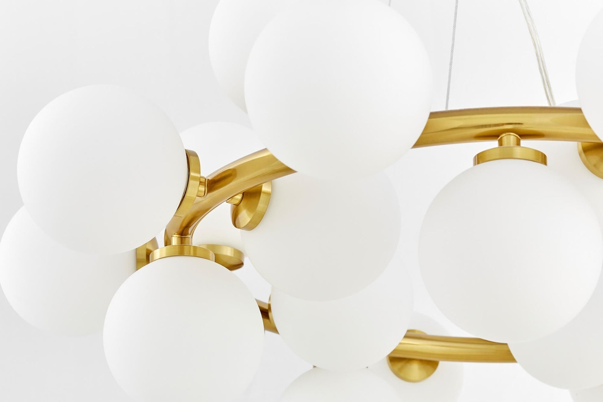 MODERN BRASS PENDANT LAMP MARSIAD W40 - LuminaLux