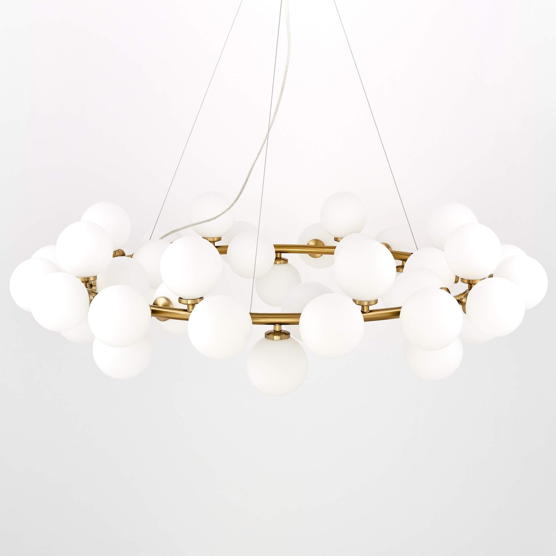 MODERN BRASS PENDANT LAMP MARSIAD W40 - LuminaLux