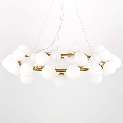 MODERN BRASS PENDANT LAMP MARSIAD W40 - LuminaLux
