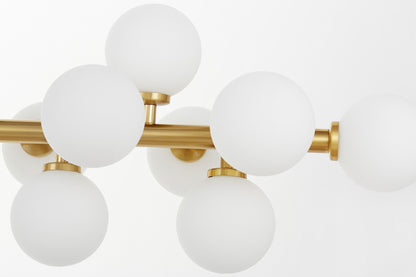 MODERN BRASS PENDANT LAMP PETRICA W16 - LuminaLux