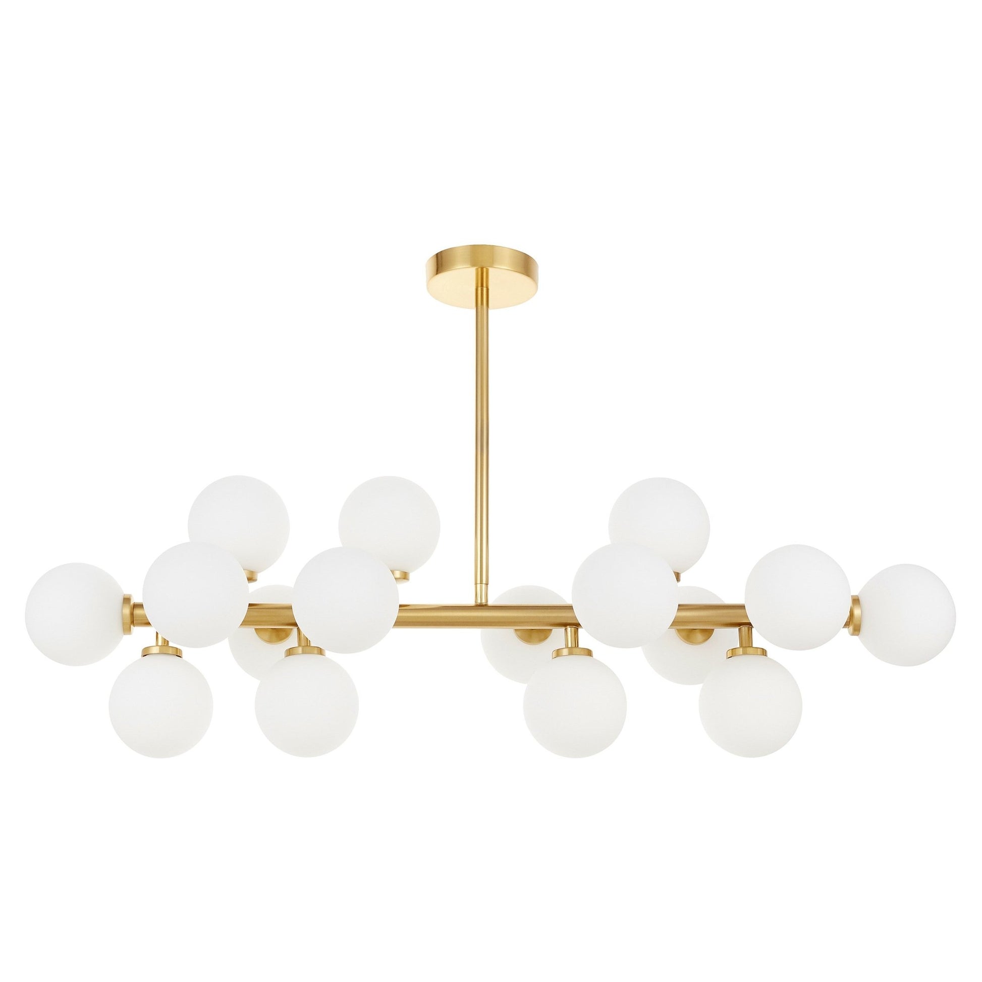 MODERN BRASS PENDANT LAMP PETRICA W16 - LuminaLux