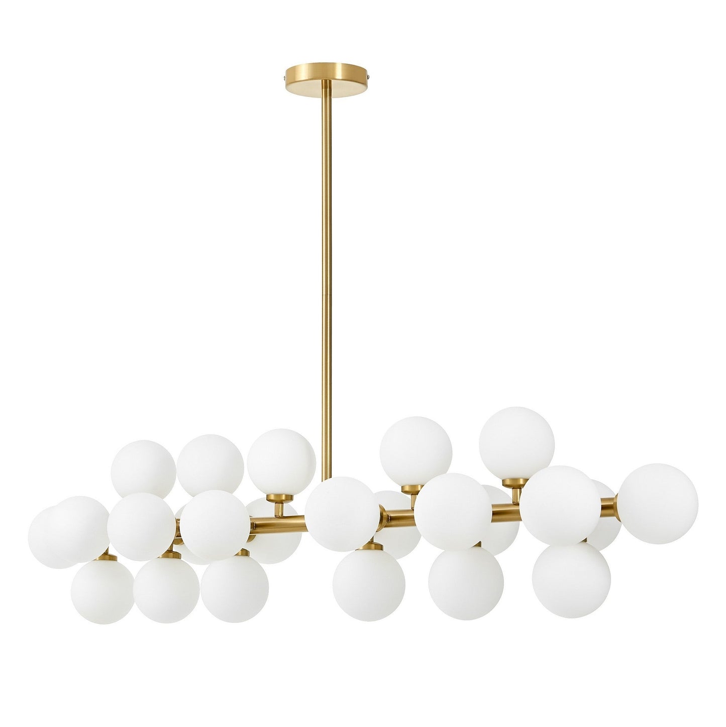 MODERN BRASS PENDANT LAMP PETRICA W24 - LuminaLux