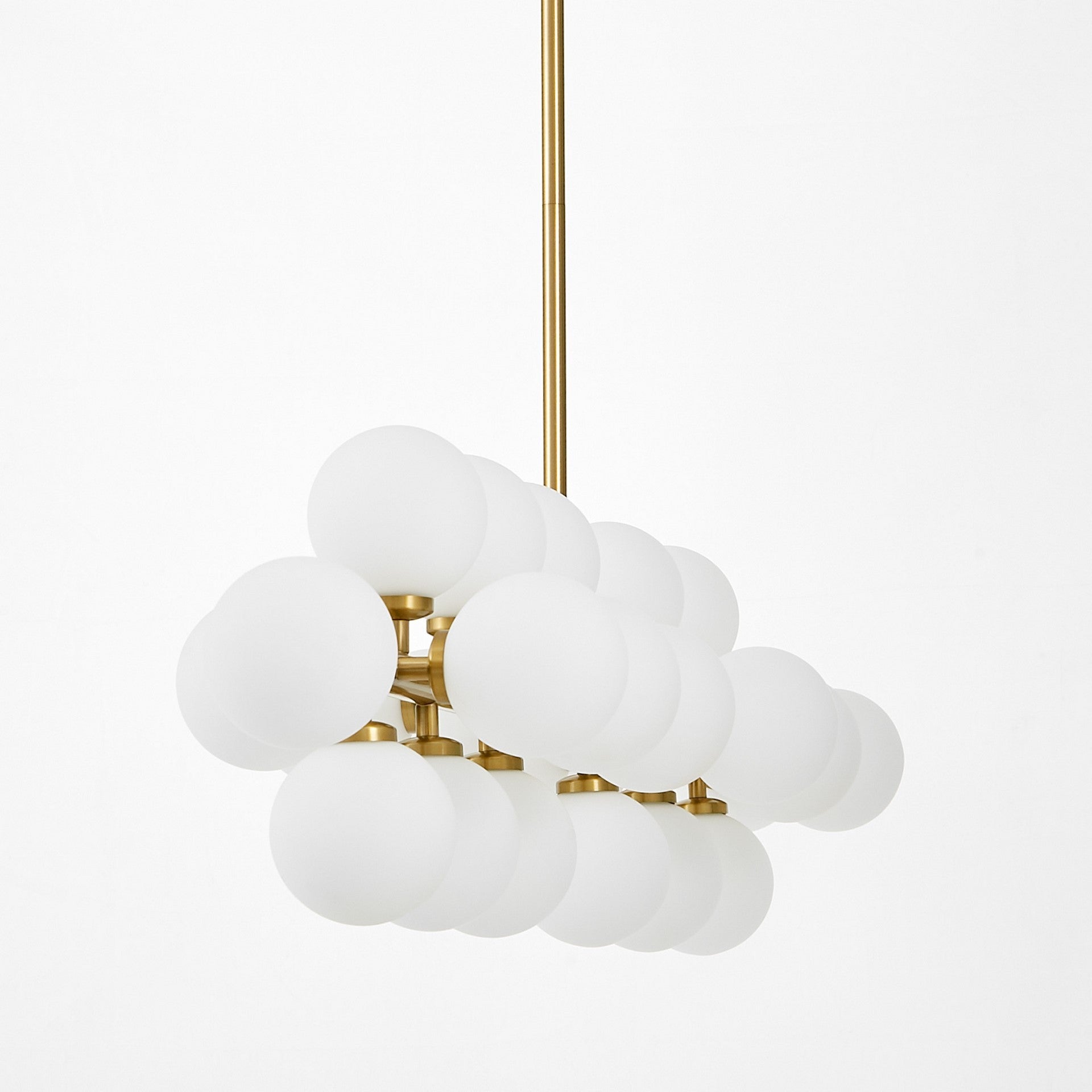 MODERN BRASS PENDANT LAMP PETRICA W24 - LuminaLux