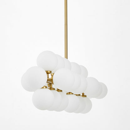 MODERN BRASS PENDANT LAMP PETRICA W24 - LuminaLux