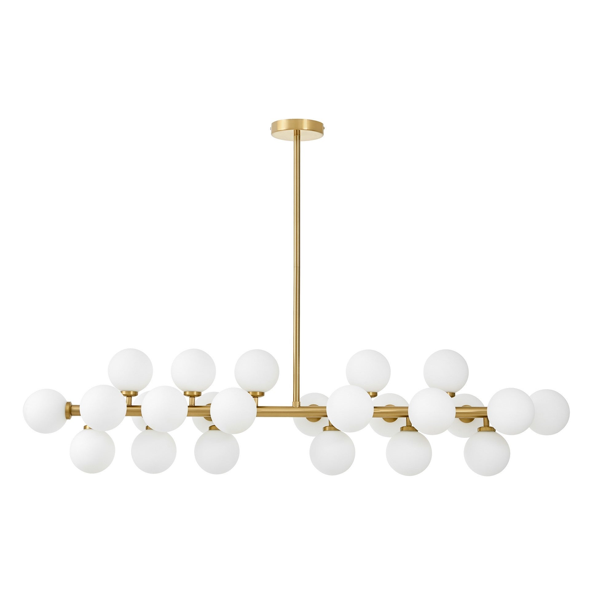 MODERN BRASS PENDANT LAMP PETRICA W24 - LuminaLux