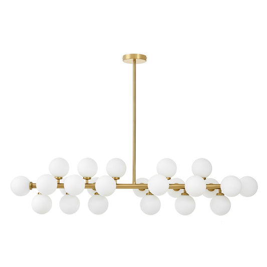MODERN BRASS PENDANT LAMP PETRICA W24 - LuminaLux