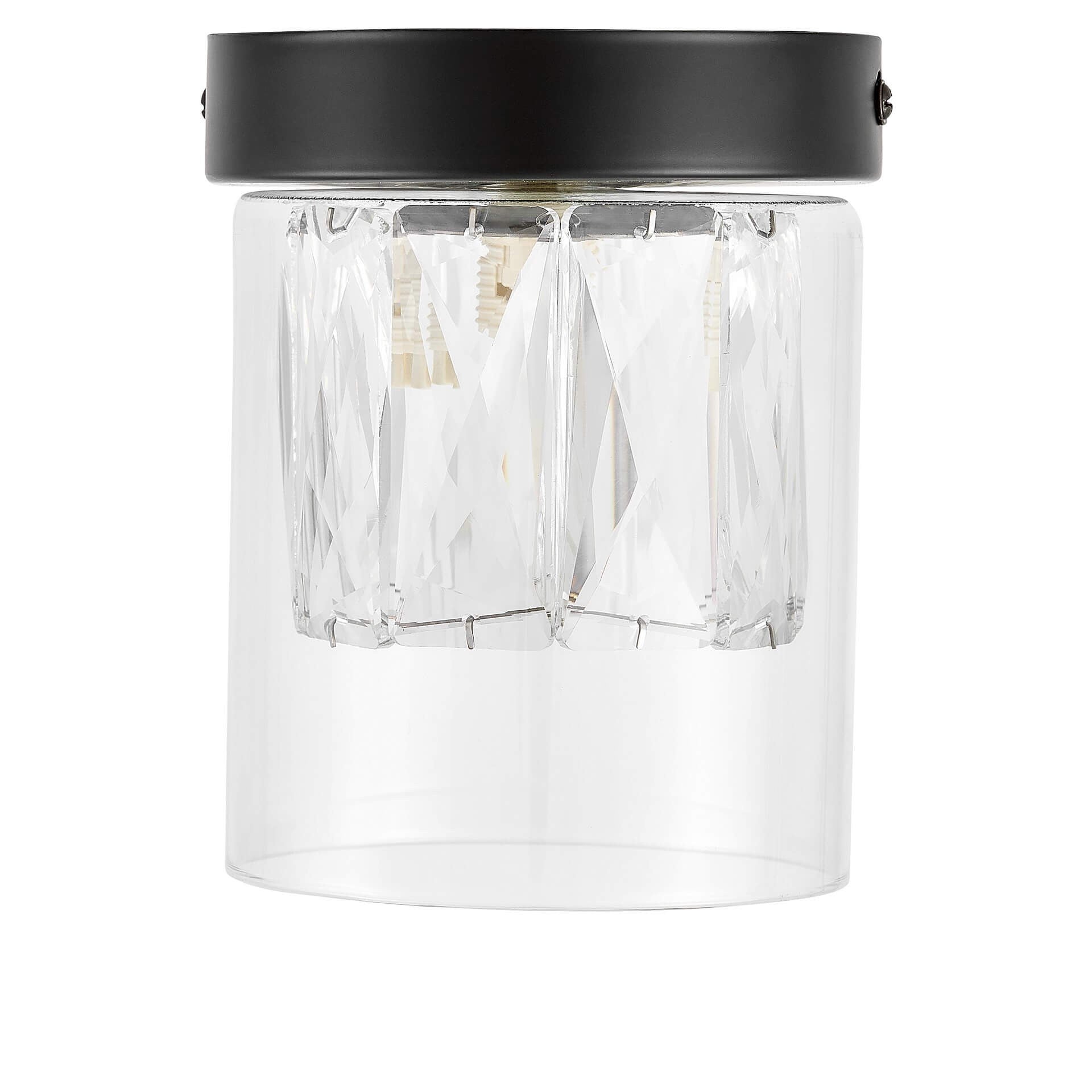 MODERN CEILING LAMP BLACK DENI - LuminaLux