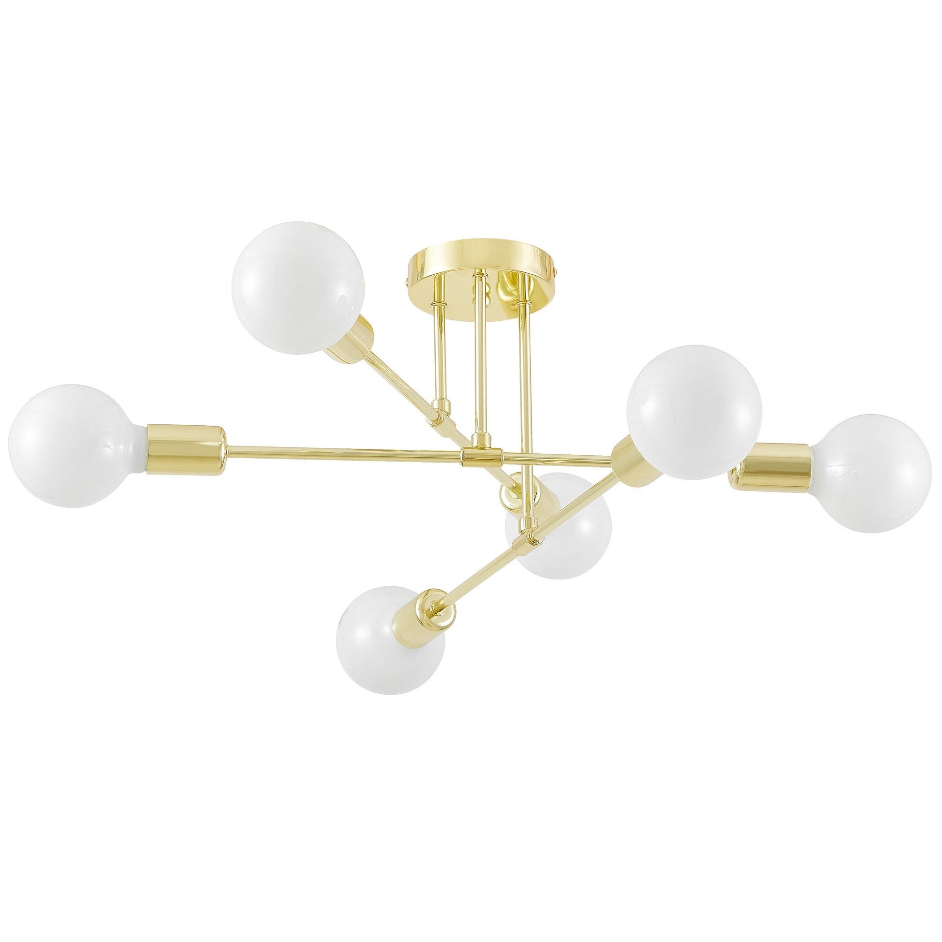 MODERN CEILING LAMP CLASSIC GOLD NOVA W6 - LuminaLux