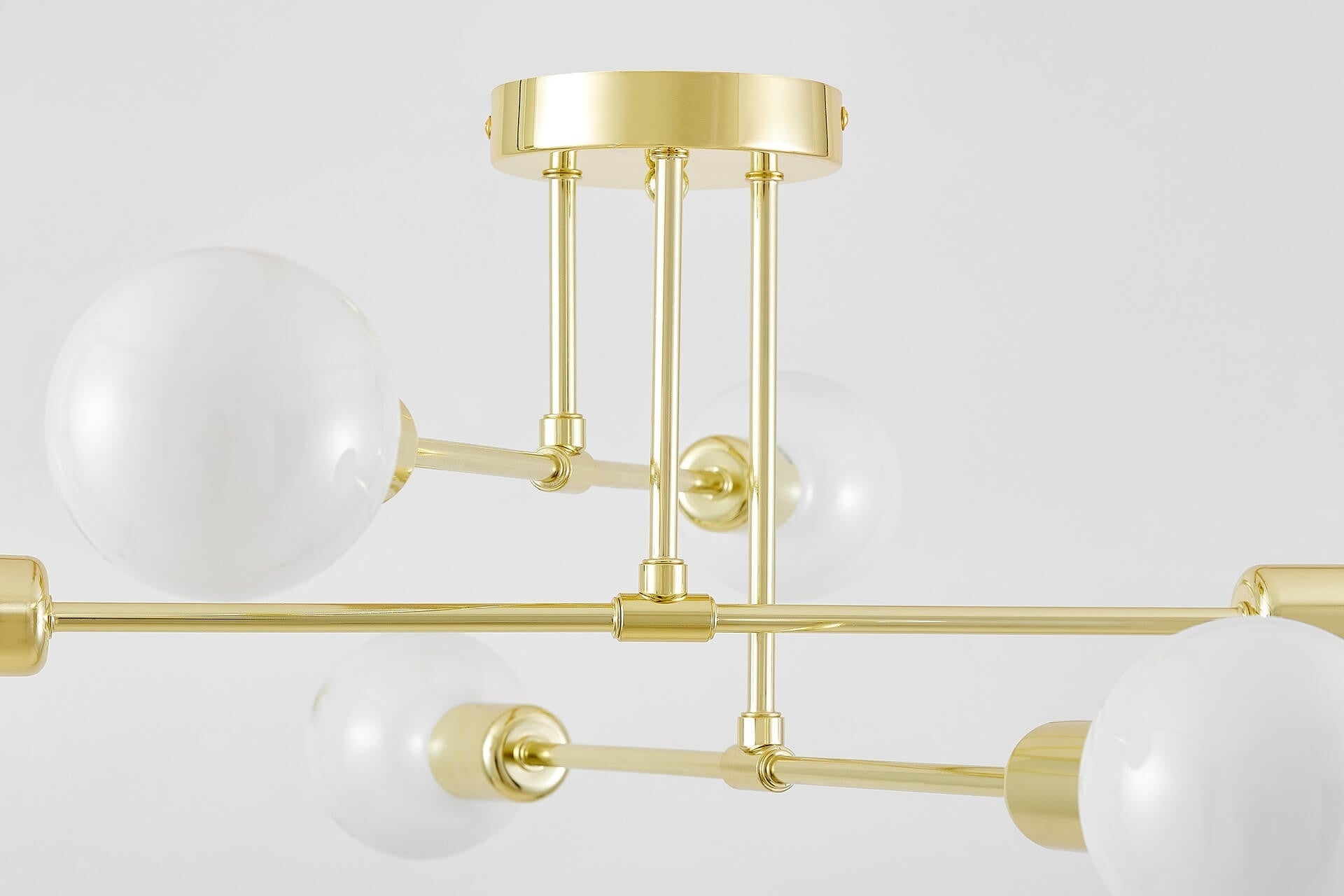 MODERN CEILING LAMP CLASSIC GOLD NOVA W6 - LuminaLux